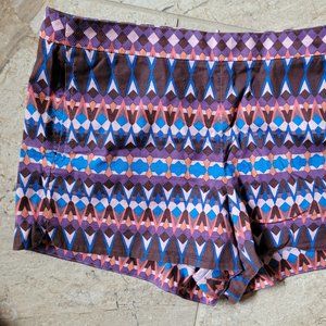 J Crew purple/blue shorts size 12 euc